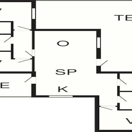 10 Person In Aakirkeby Holiday home Vester Somarken